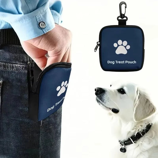Field-Ready Portable Linen Dog Treat & Training Reward Pouch Nesta Pets