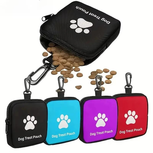 Field-Ready Portable Linen Dog Treat & Training Reward Pouch Nesta Pets