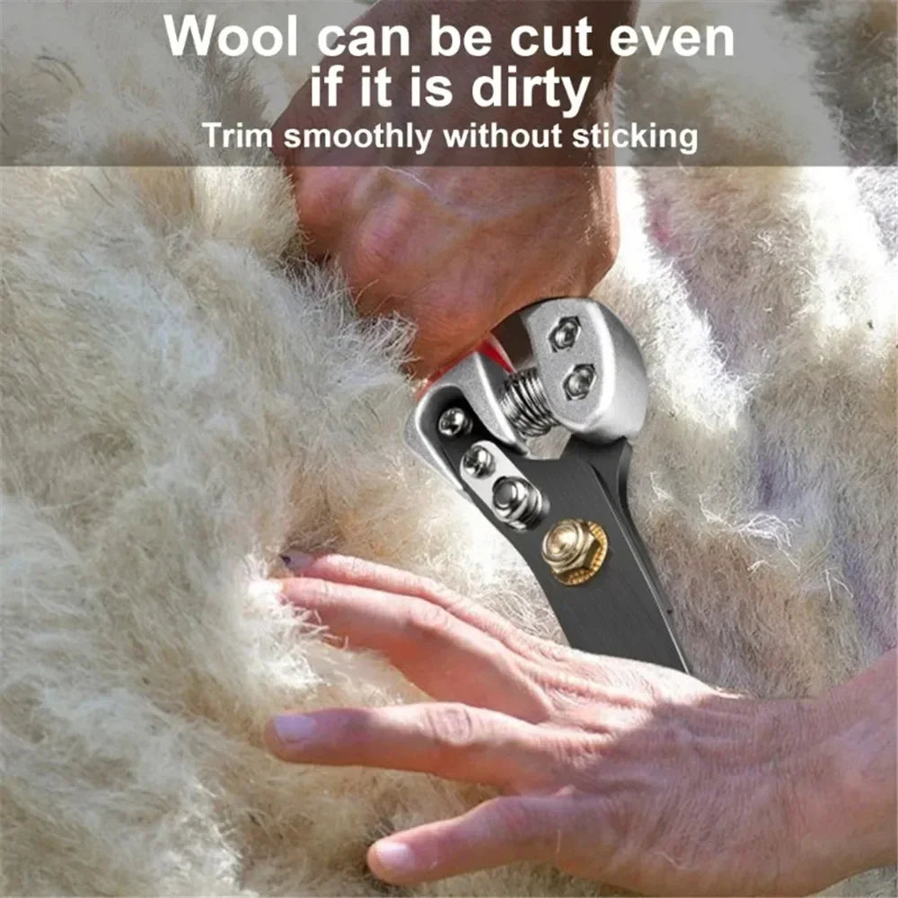 The Heavy-Duty Multi-Functional Alloy Spring Grooming & Leather Shears