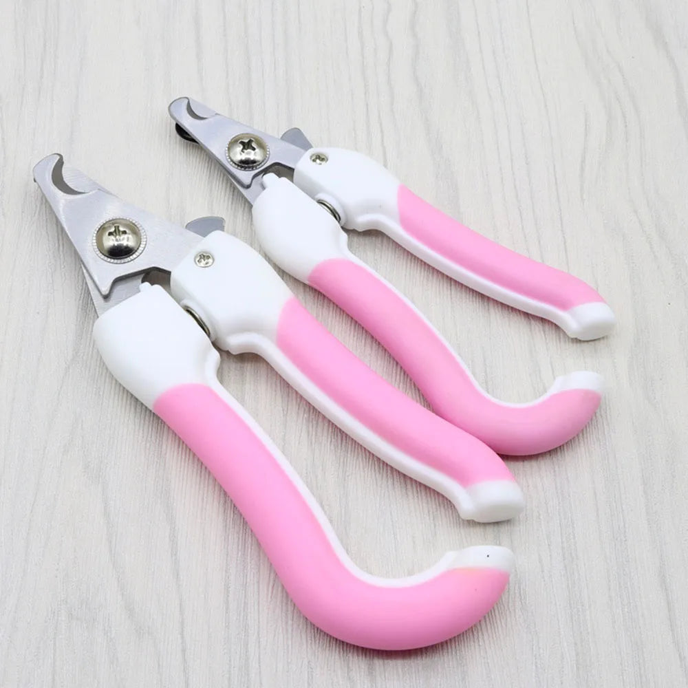 The Safe-Trim Pro Professional Dog Nail Clippers with Safety Guard