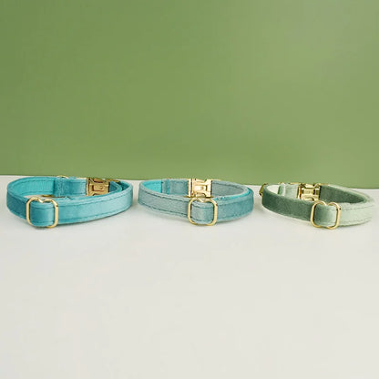 Luxe Velvet Personalized Cat Collar Nesta Pets