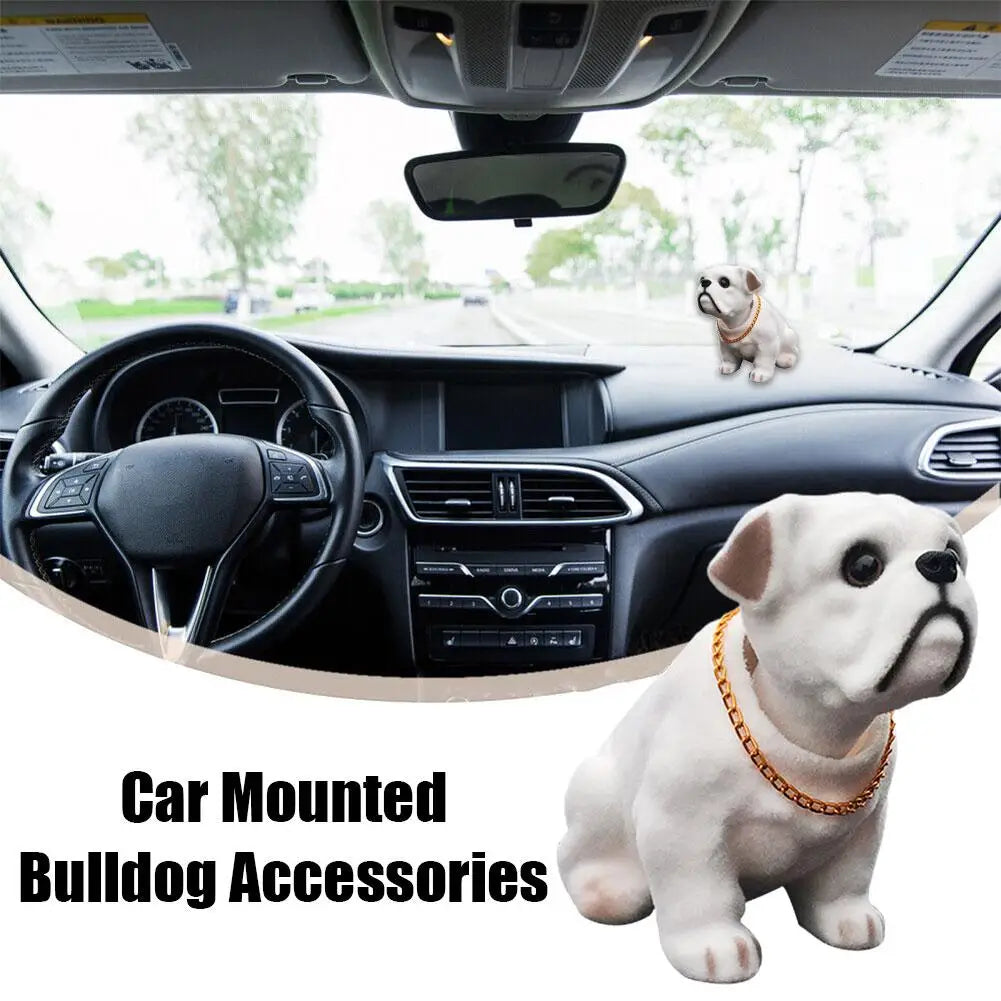 The Custom-Crafted Resin Bobblehead Nodding Car Dog Ornament 1/
