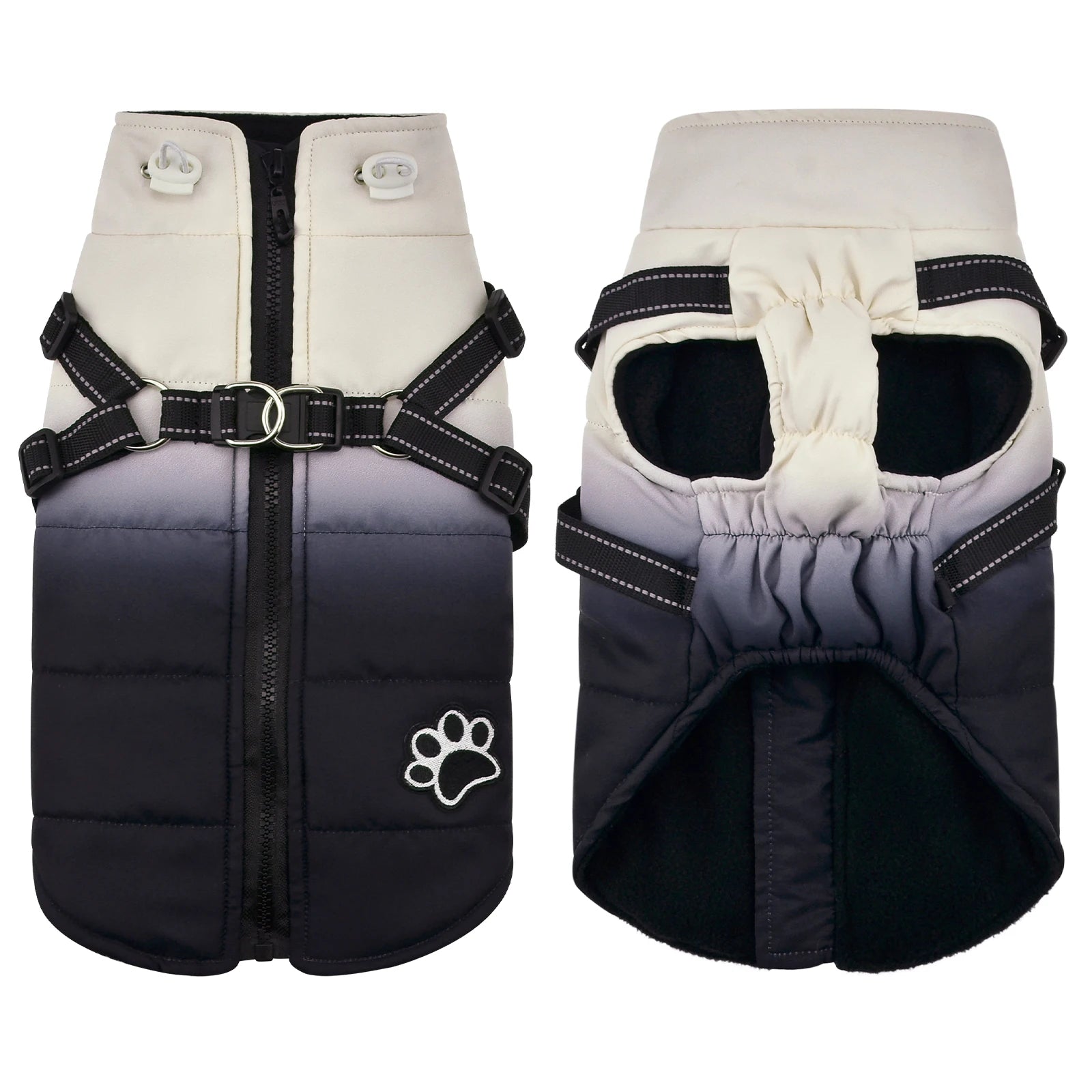 Shield Winter Pet Jacket with Built-In Walking Harness Nesta Pets