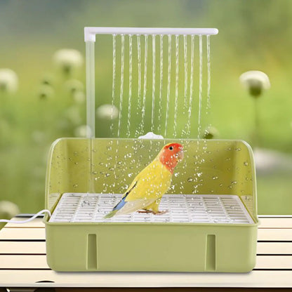 Parrot Aqua-Flow Automatic Pet Bird Bathing Fountain & Pump Set Nesta Pets