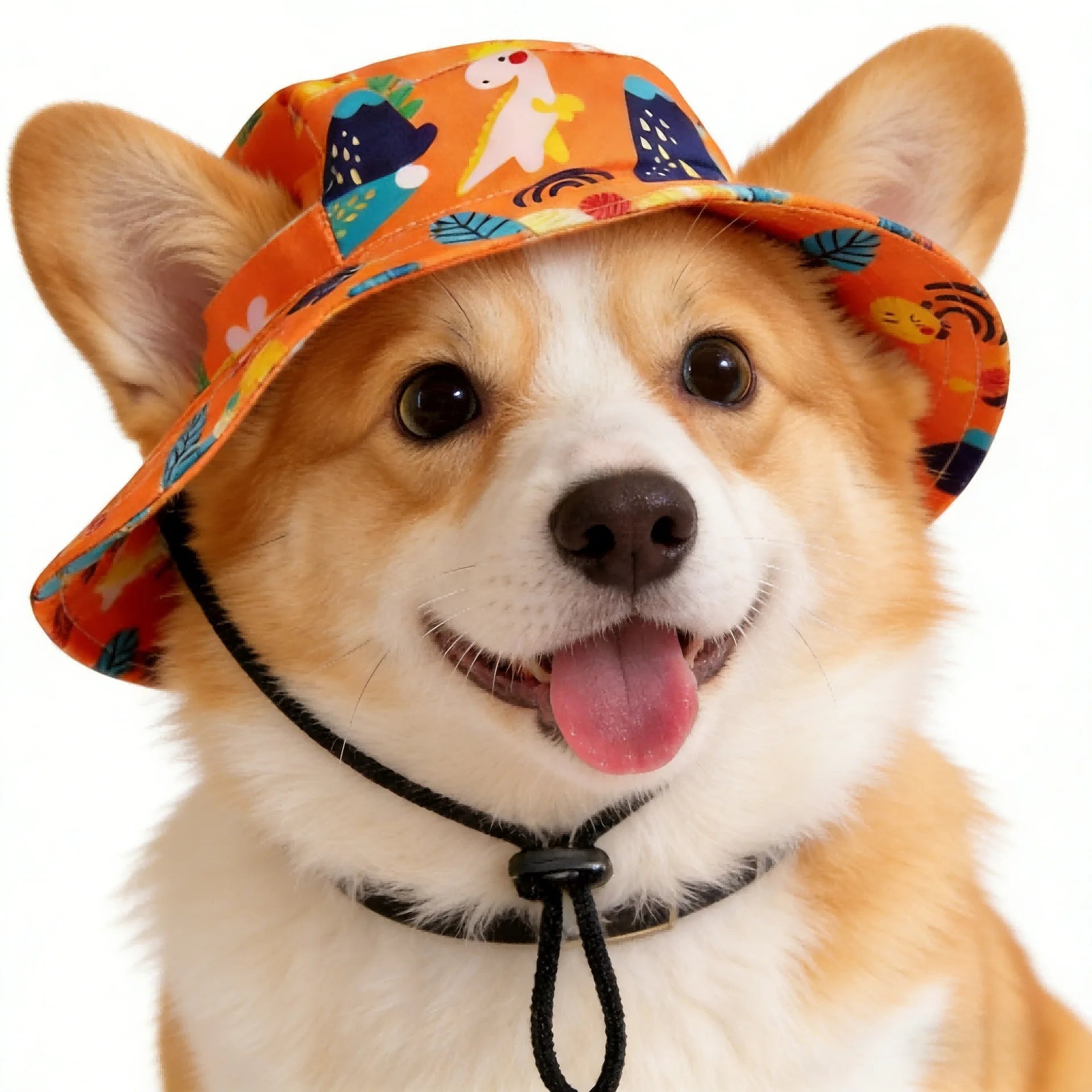 Small Dog Cat Cowboy Hat with Ear Holes