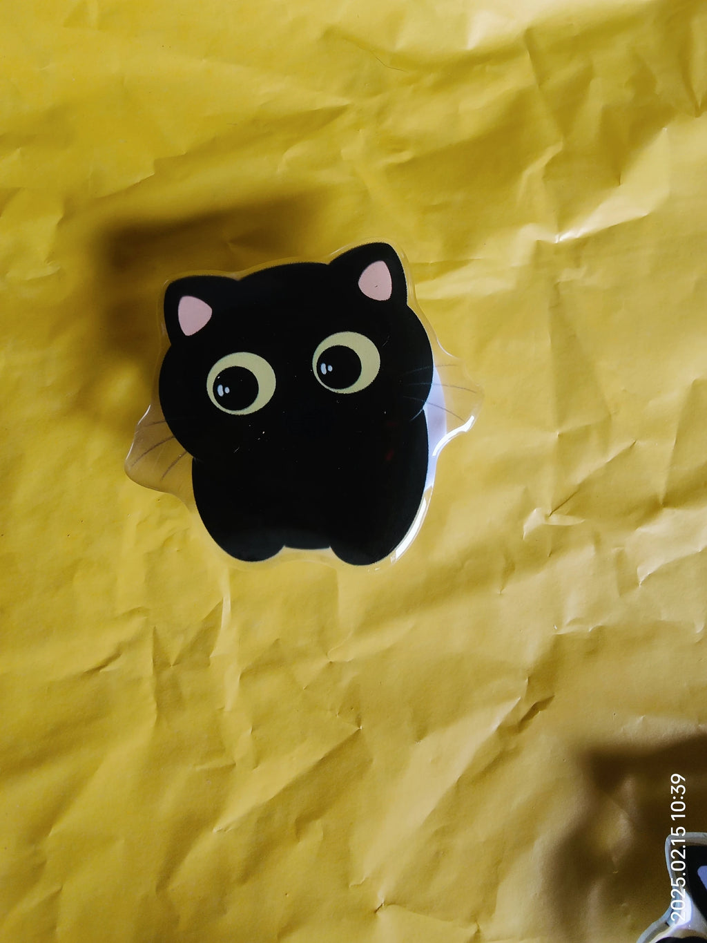 Cute Acrylic Cat Phone Holder & Multi-Expression Expansion Grip