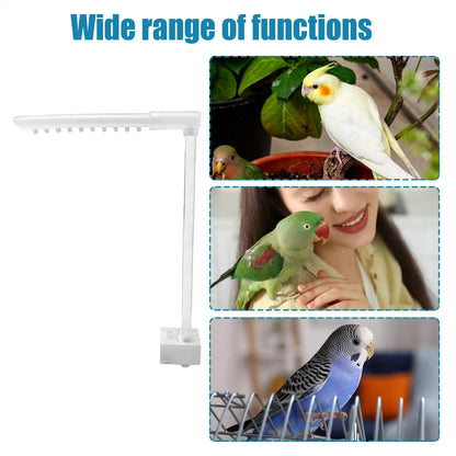 Parrot Aqua-Flow Automatic Pet Bird Bathing Fountain & Pump Set Nesta Pets
