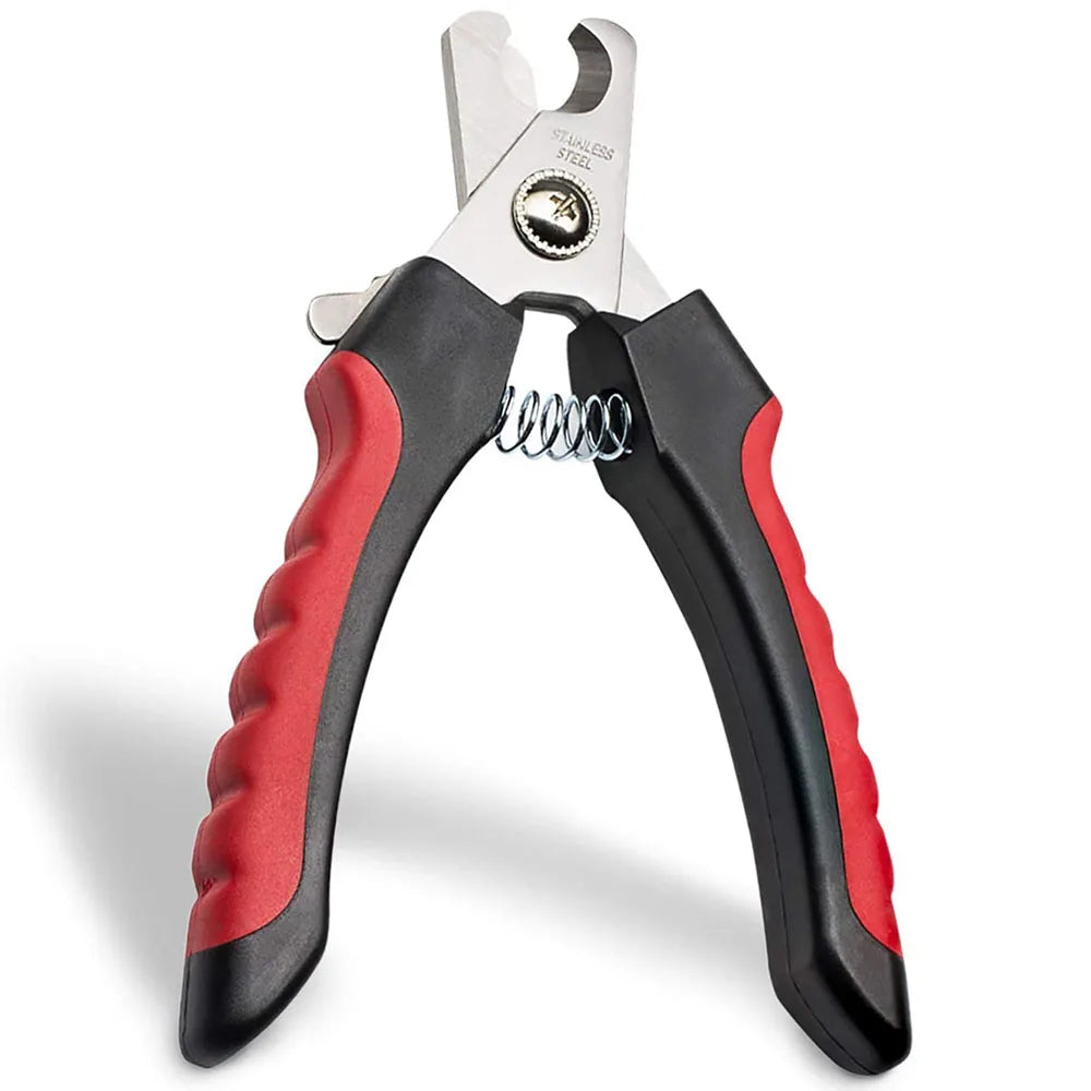 The Safe-Trim Pro Professional Dog Nail Clippers with Safety Guard