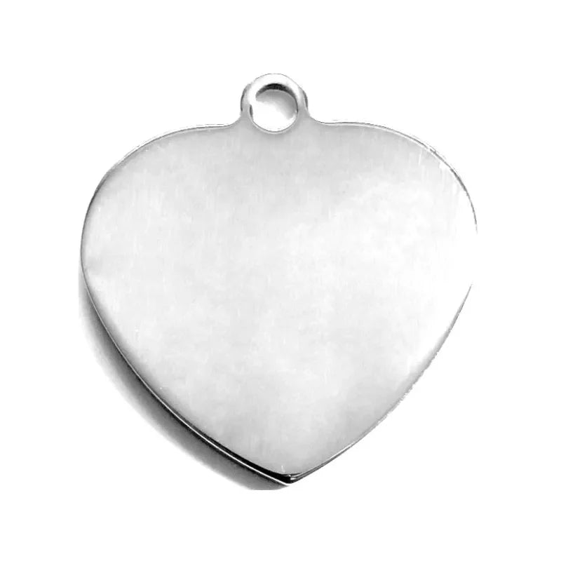 Personalized Pet ID Tag Engraved Stainless Steel Name Tags Collar Accessory Pendant Customized Free Engraving Dog Cat Nameplate