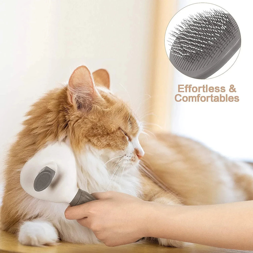 Cat and Dog Brush Comb Self Cleaning