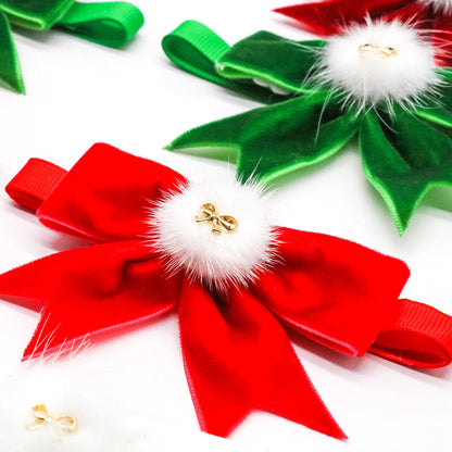The MRUQ PET 5-Piece Exquisite Christmas Pet Bowtie Set Nesta Pets