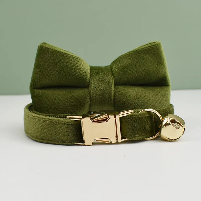 Velvet Cat Collar