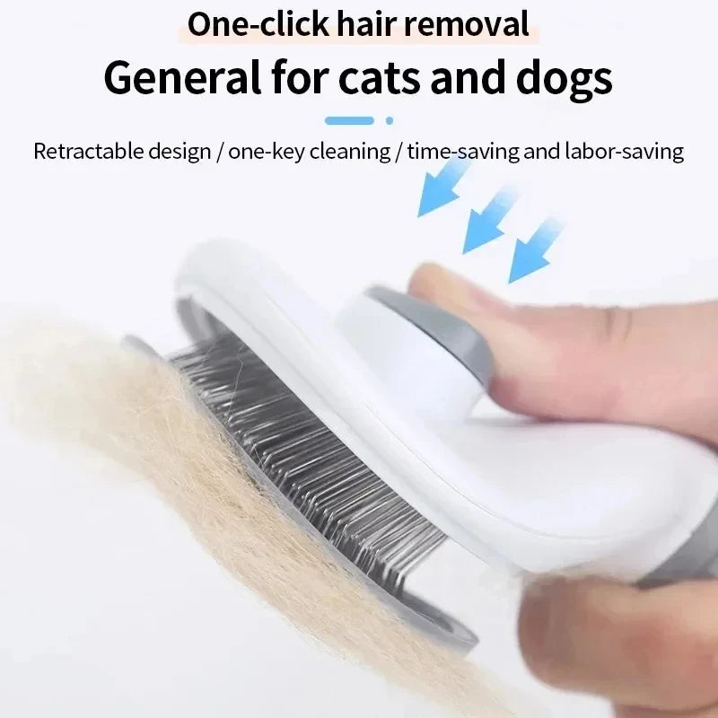 Cat and Dog Brush Comb Self Cleaning