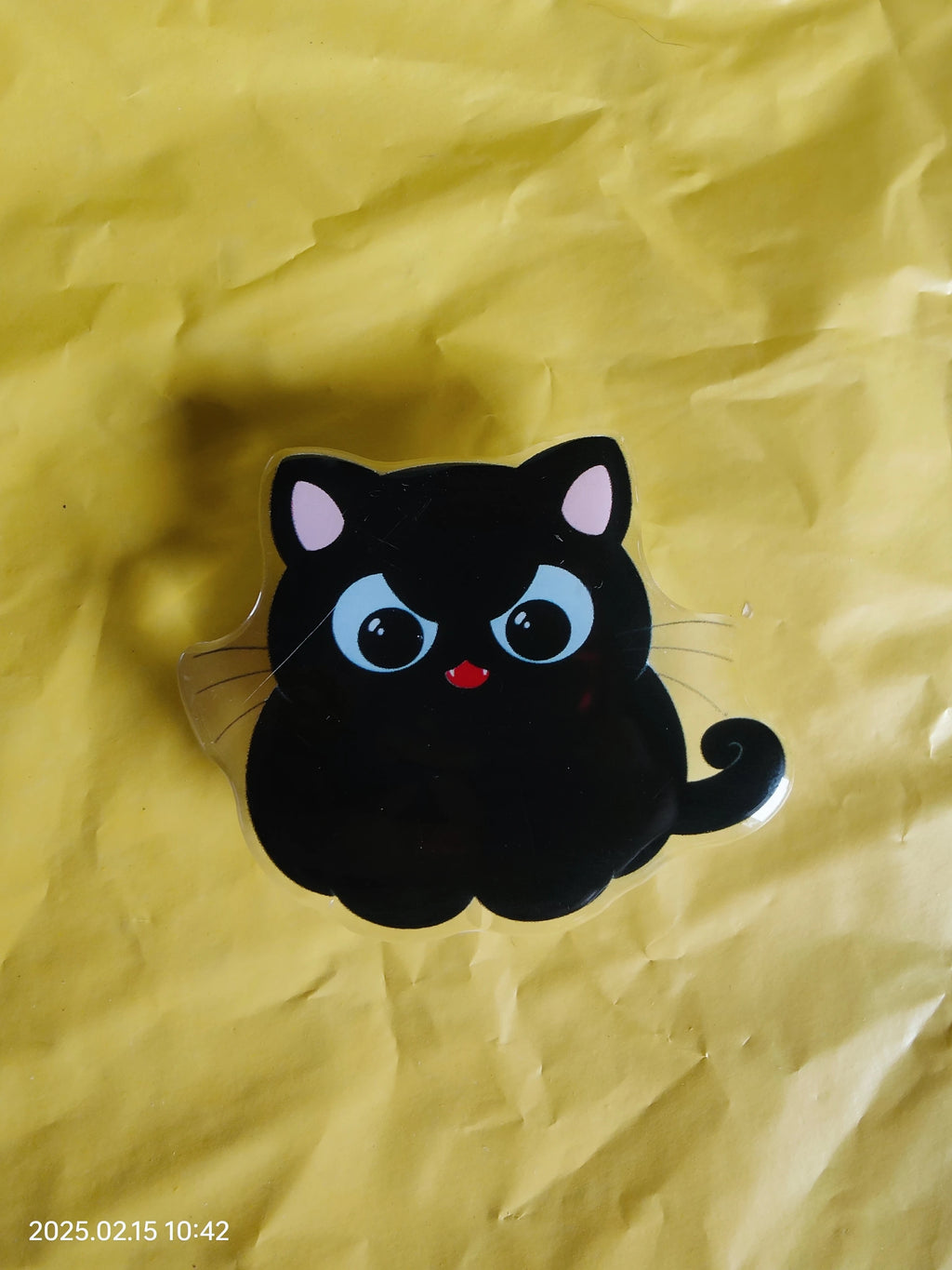 Cute Acrylic Cat Phone Holder & Multi-Expression Expansion Grip