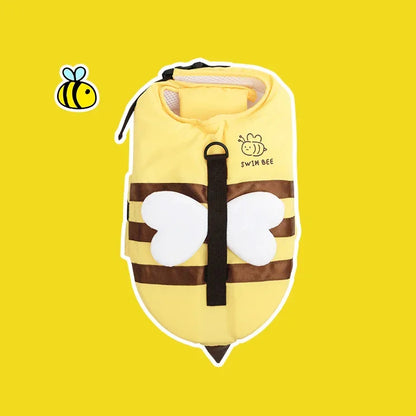 The Splash-Safe Waterproof Little Bee Dog Swimsuit Nesta Pets