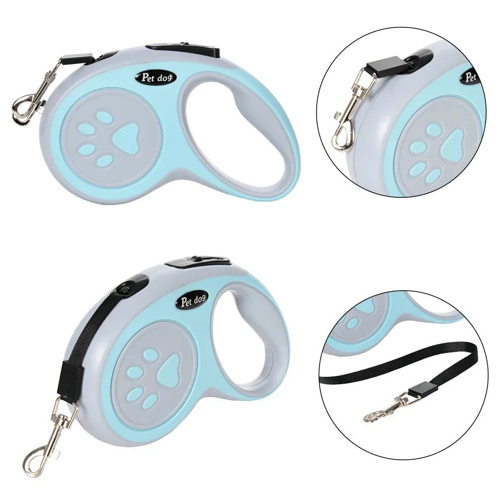 The Holapet Professional One-Button Lock Retractable Walking Leash Nesta Pets