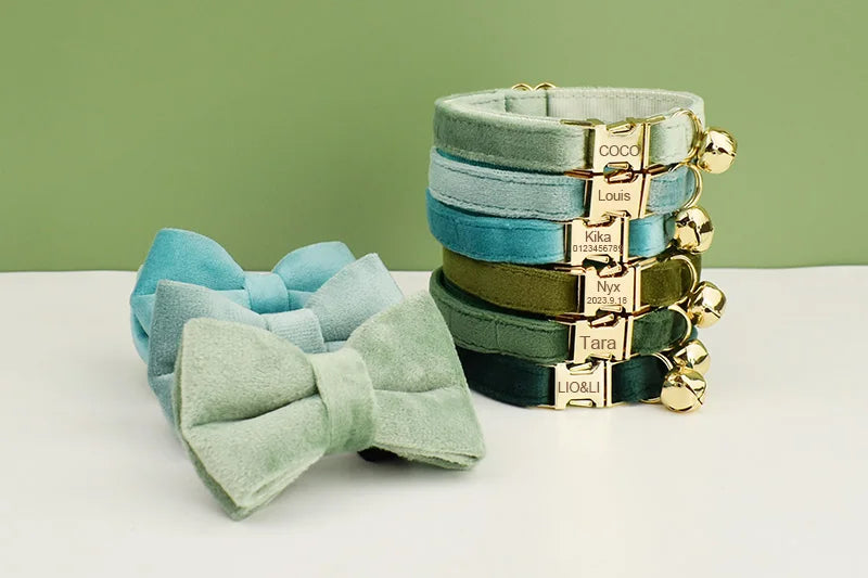 Velvet Cat Collar