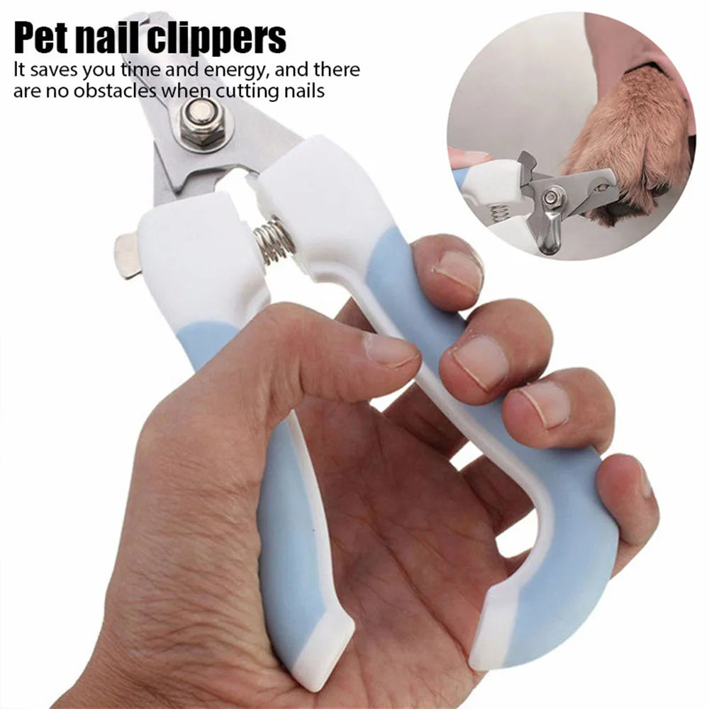 The Safe-Trim Pro Professional Dog Nail Clippers with Safety Guard