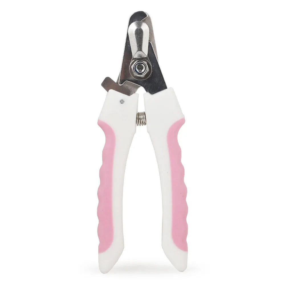 The Safe-Trim Pro Professional Dog Nail Clippers with Safety Guard