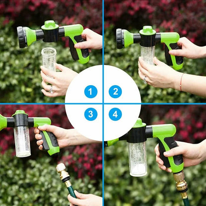 3-in-1 High-Pressure Pet Shower & Foam Sprayer Gun Nesta Pets