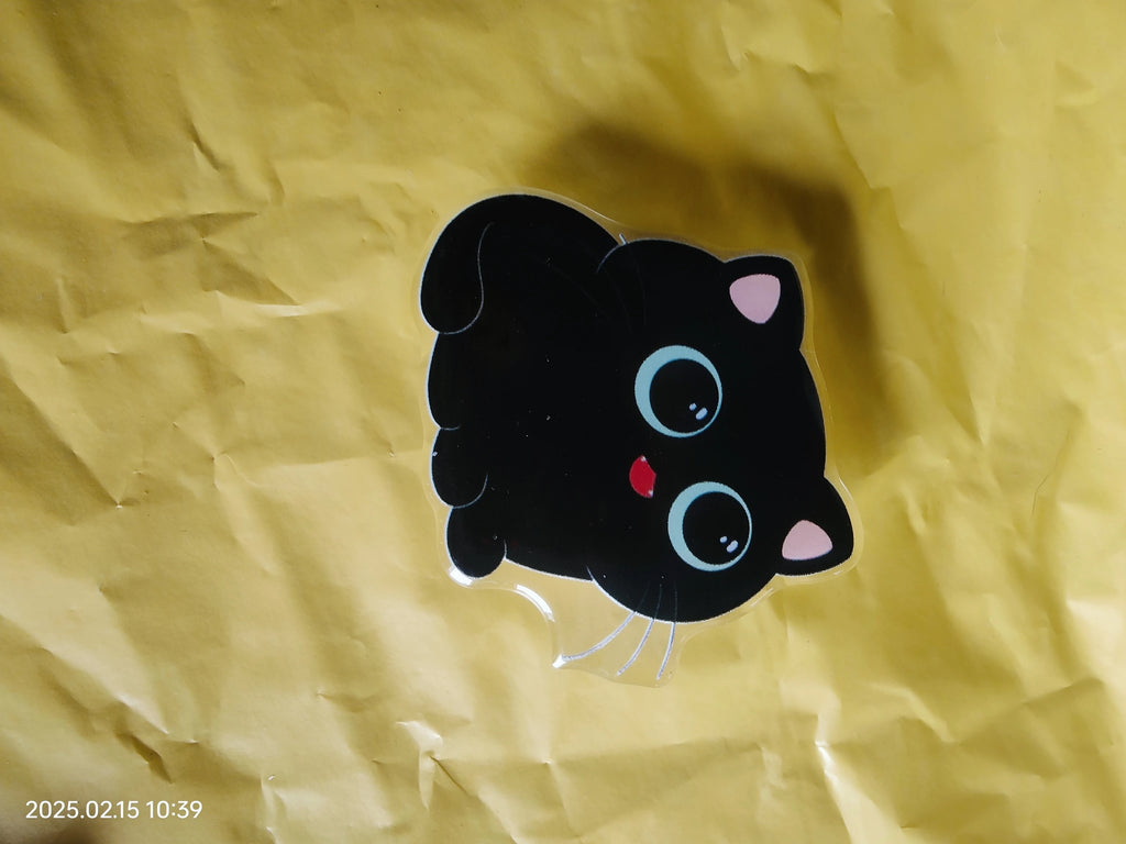 Cute Acrylic Cat Phone Holder & Multi-Expression Expansion Grip