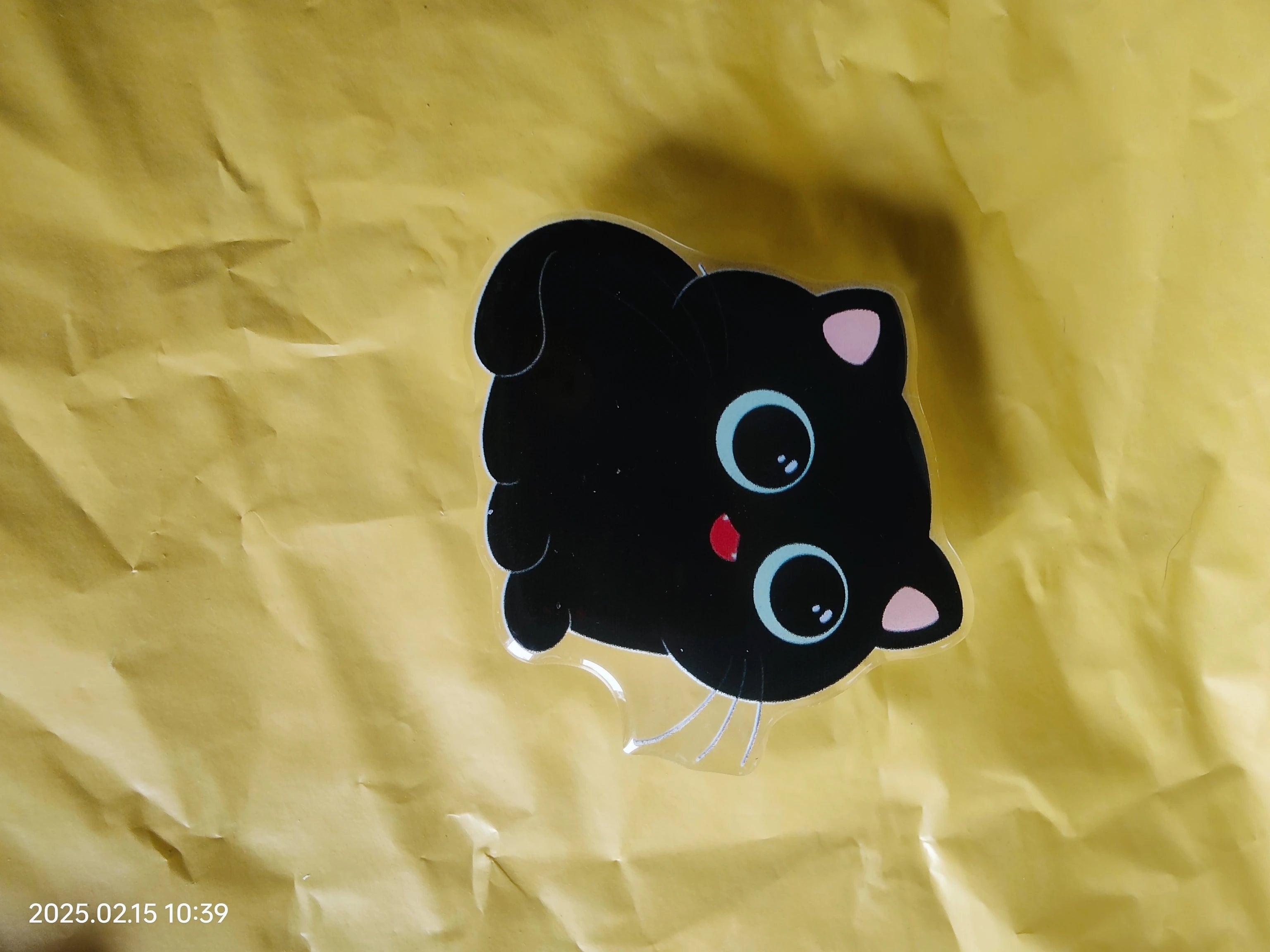 Cute Acrylic Cat Phone Holder & Multi-Expression Expansion Grip