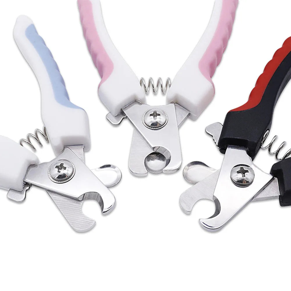The Safe-Trim Pro Professional Dog Nail Clippers with Safety Guard