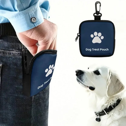Field-Ready Portable Linen Dog Treat & Training Reward Pouch Nesta Pets