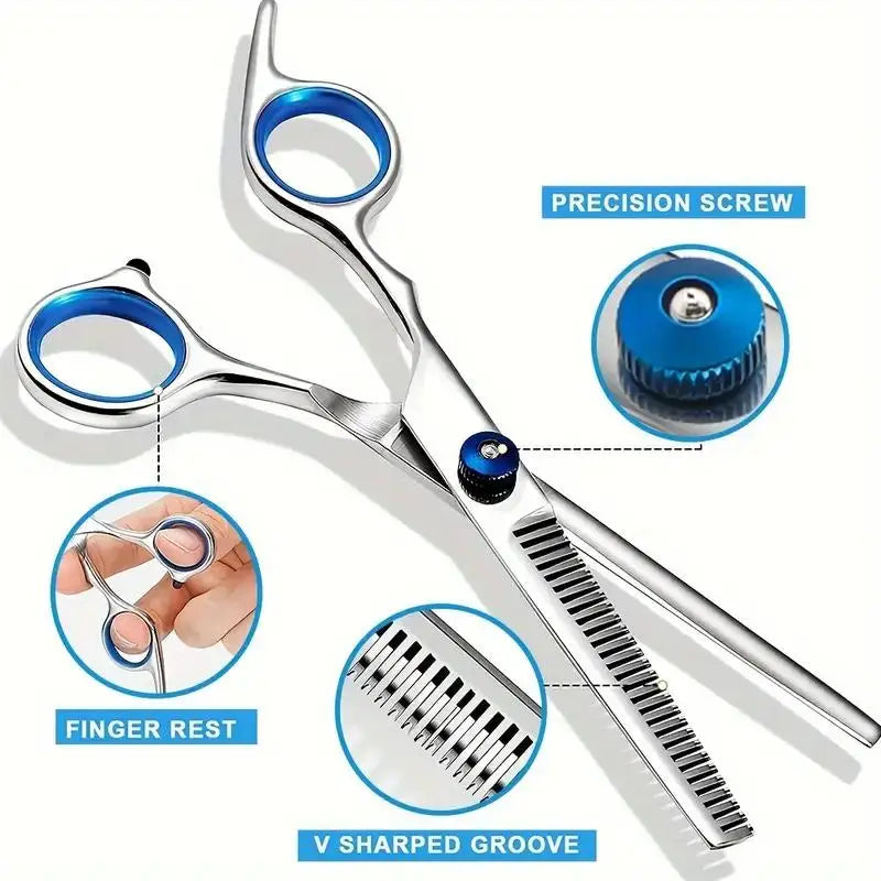 Pet Grooming Scissors Set | The Precision-Snip 4-Piece Safe Round-Tip Nesta Pets