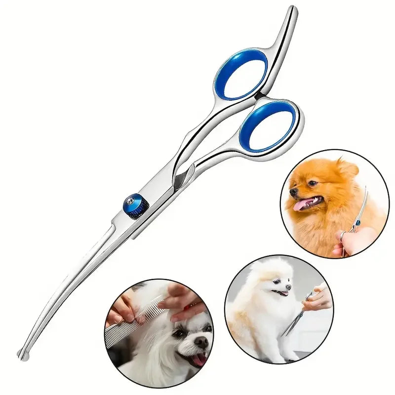 Pet Grooming Scissors Set | The Precision-Snip 4-Piece Safe Round-Tip Nesta Pets