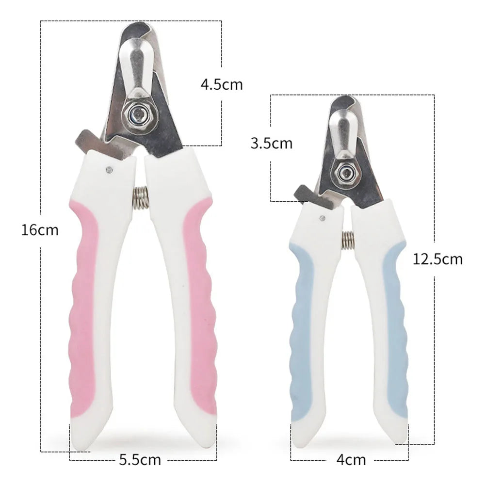 The Safe-Trim Pro Professional Dog Nail Clippers with Safety Guard