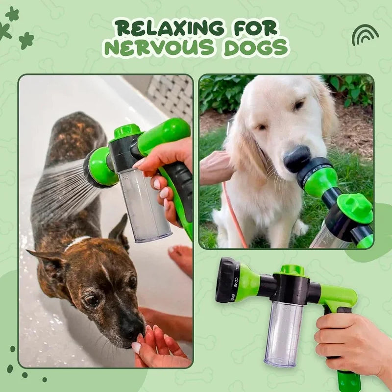 3-in-1 High-Pressure Pet Shower & Foam Sprayer Gun Nesta Pets
