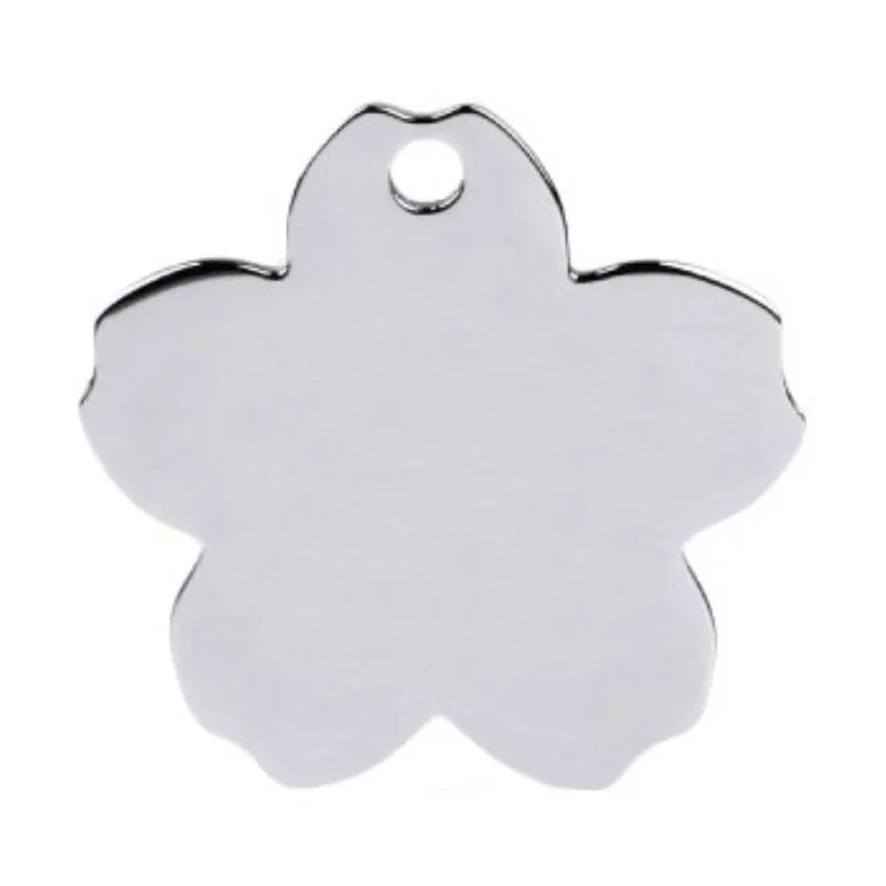 Personalized Pet ID Tag Engraved Stainless Steel Name Tags Collar Accessory Pendant Customized Free Engraving Dog Cat Nameplate