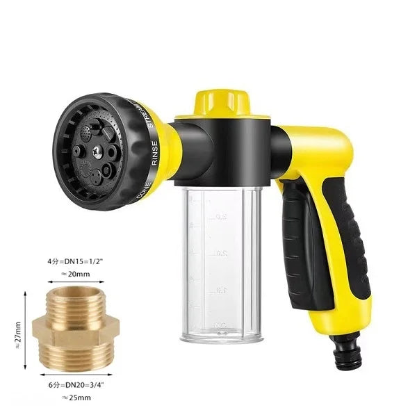 3-in-1 High-Pressure Pet Shower & Foam Sprayer Gun Nesta Pets