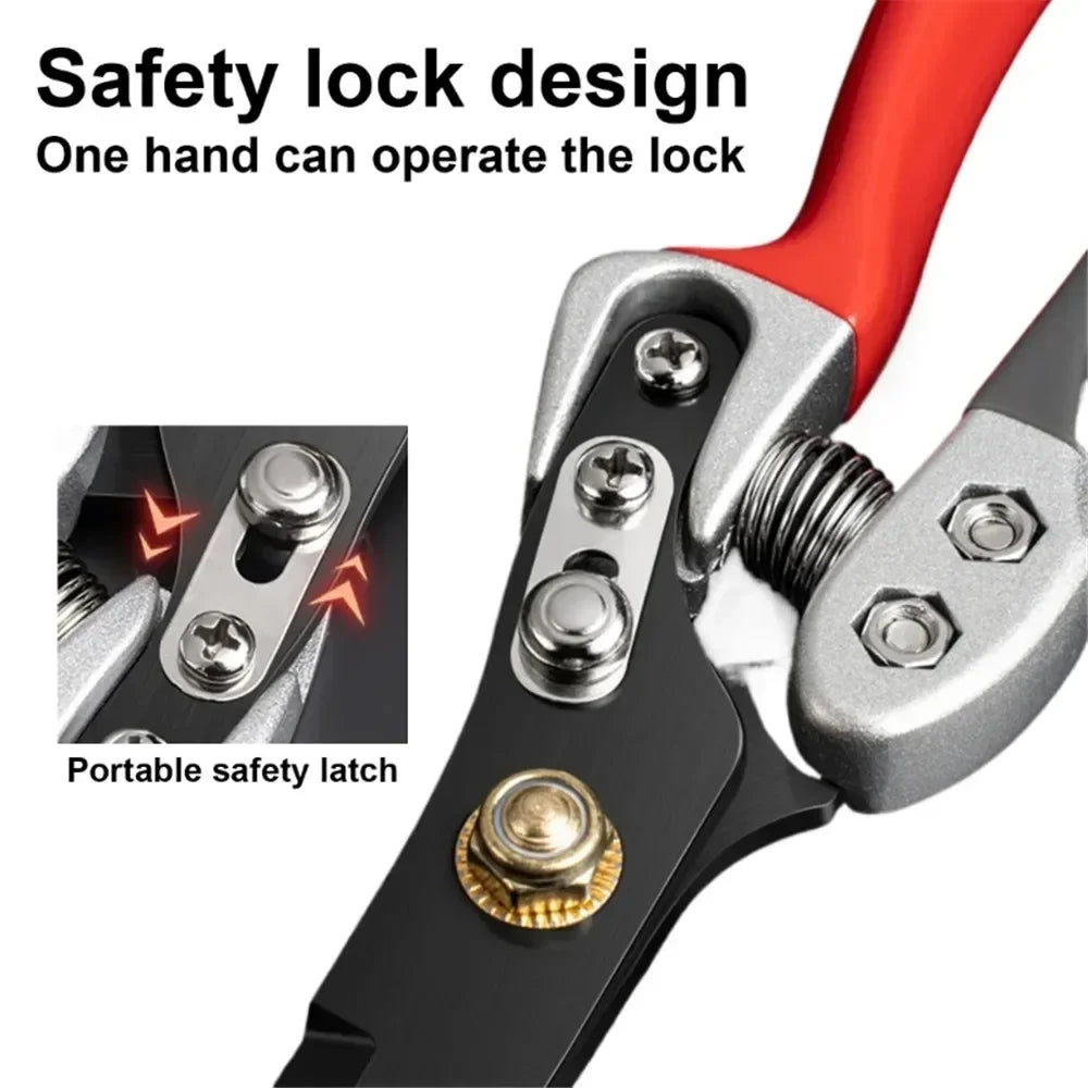 The Heavy-Duty Multi-Functional Alloy Spring Grooming & Leather Shears