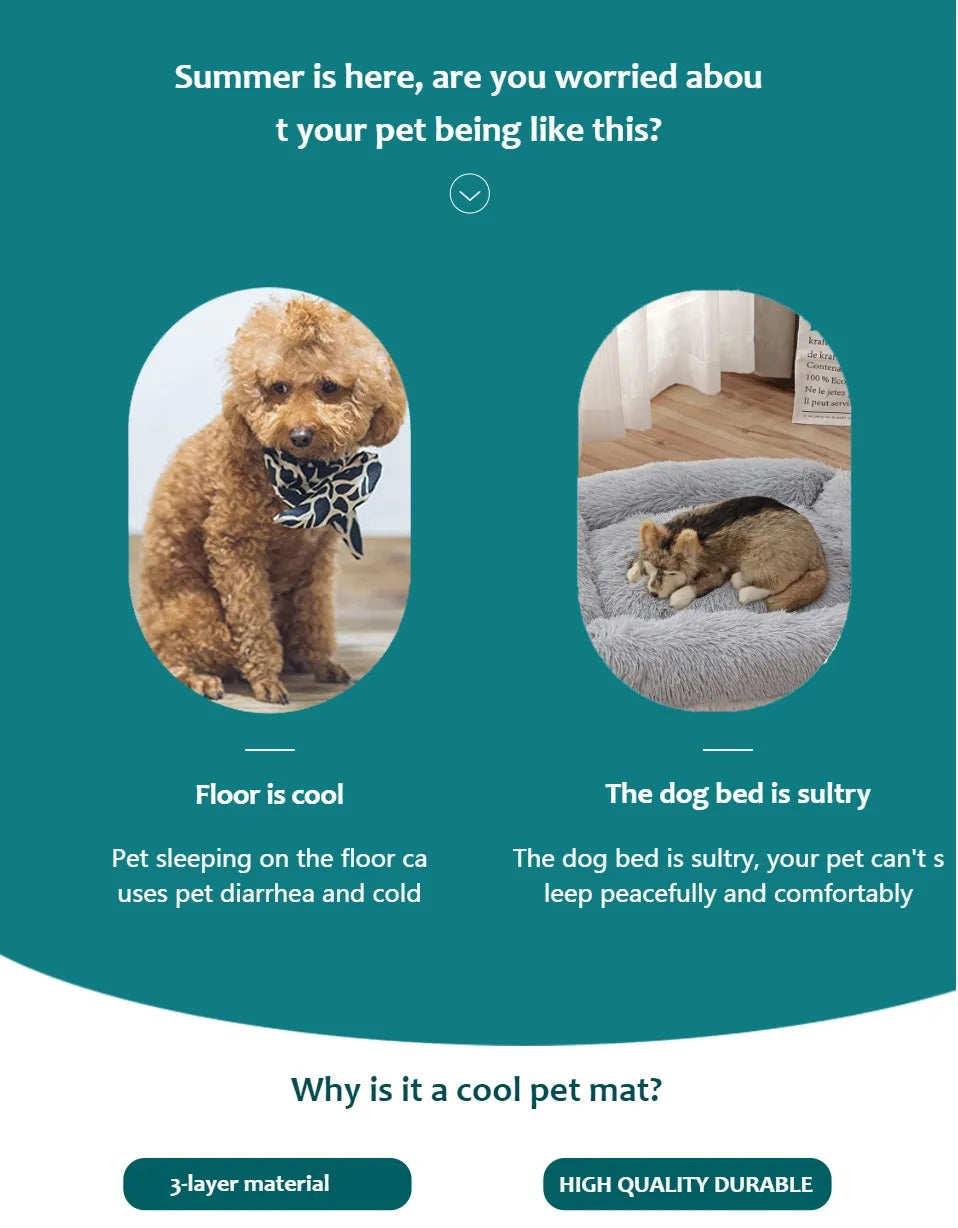 Dog and Cats Cooling Mat Summer