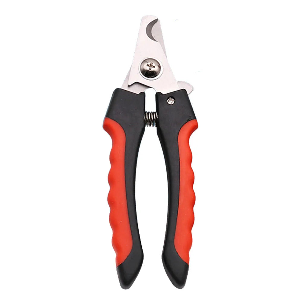 The Safe-Trim Pro Professional Dog Nail Clippers with Safety Guard