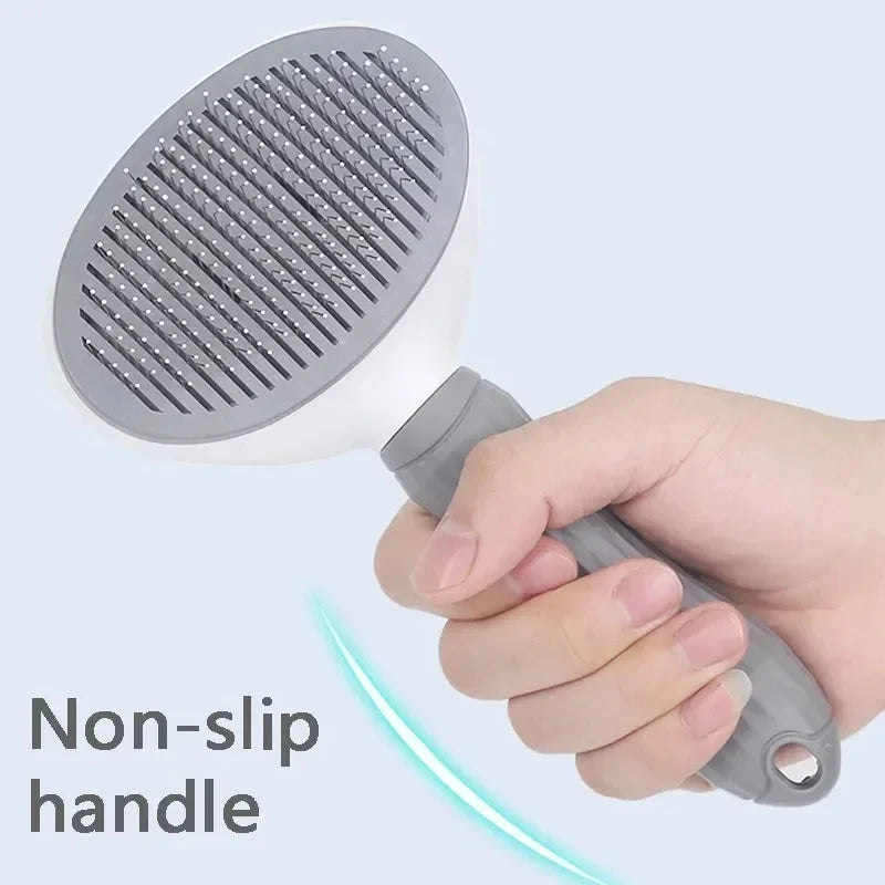 The Easy-Clean Pro Self-Cleaning Pet Grooming Brush Nesta Pets