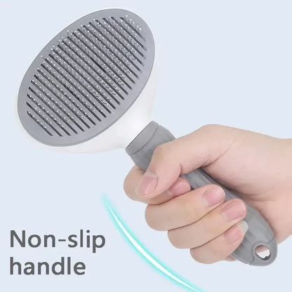 The Easy-Clean Pro Self-Cleaning Pet Grooming Brush Nesta Pets