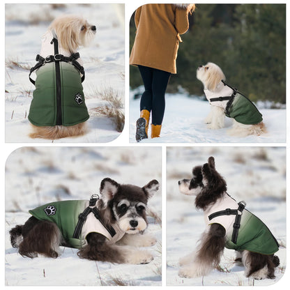 Shield Winter Pet Jacket with Built-In Walking Harness Nesta Pets