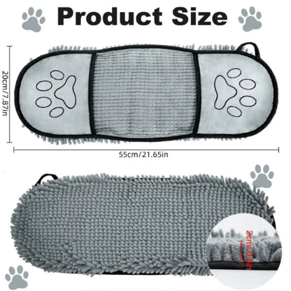 Hydro-Dry Super Absorbent Microfiber Pet Bath Robe & Towel Nesta Pets