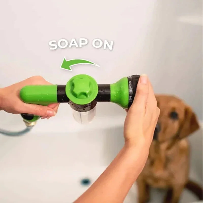3-in-1 High-Pressure Pet Shower & Foam Sprayer Gun Nesta Pets