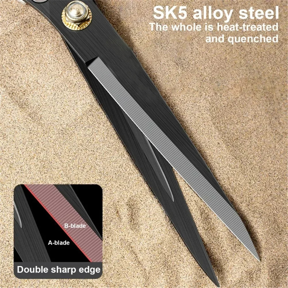 The Heavy-Duty Multi-Functional Alloy Spring Grooming & Leather Shears