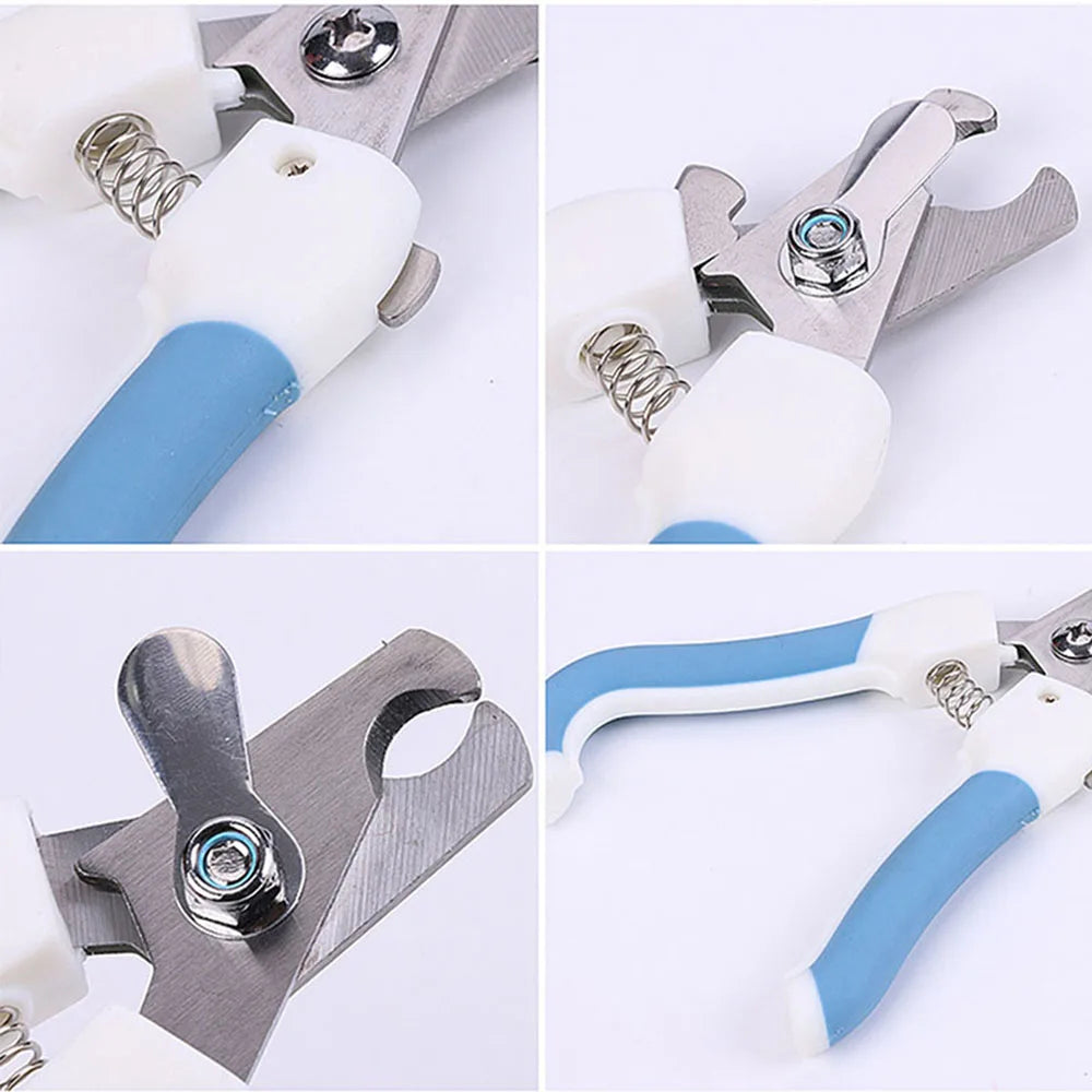 The Safe-Trim Pro Professional Dog Nail Clippers with Safety Guard