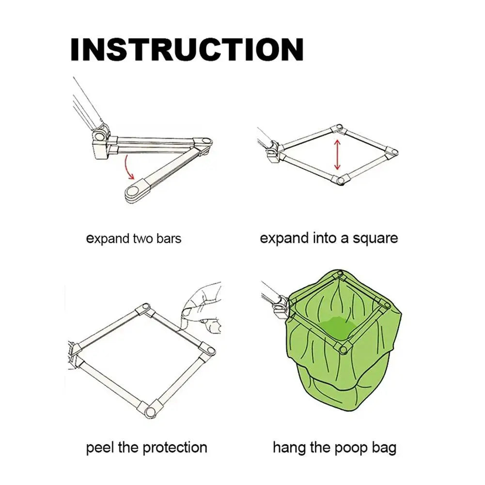 The Clean-Reach Long-Handle Steel Pet Pooper Scooper & Waste Grabber Nesta Pets
