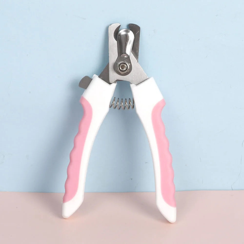 The Safe-Trim Pro Professional Dog Nail Clippers with Safety Guard