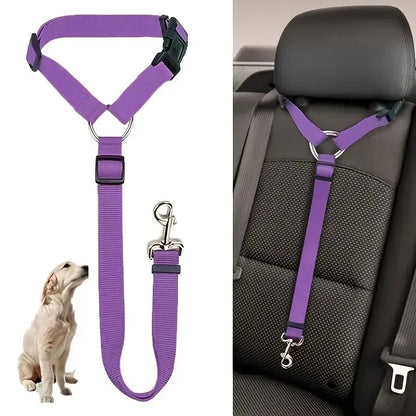 The Guard-Drive Universal Adjustable Headrest Pet Car Seat Belt Nesta Pets