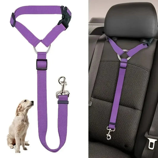 The Guard-Drive Universal Adjustable Headrest Pet Car Seat Belt Nesta Pets