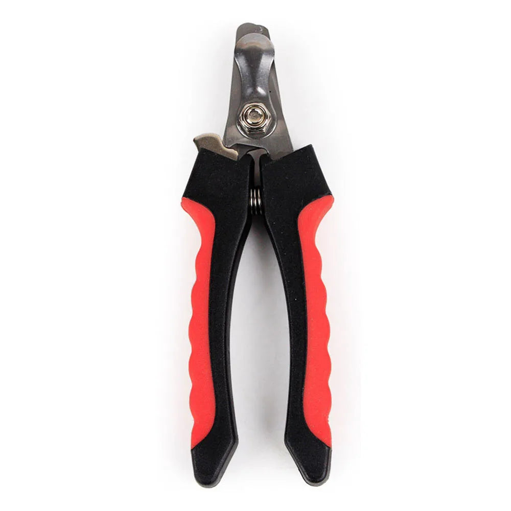 The Safe-Trim Pro Professional Dog Nail Clippers with Safety Guard