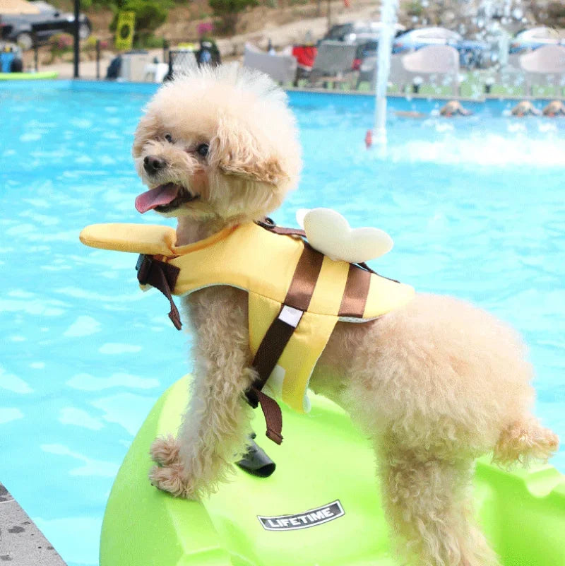 Summer Little Bee Dog Swimsuit Waterproof